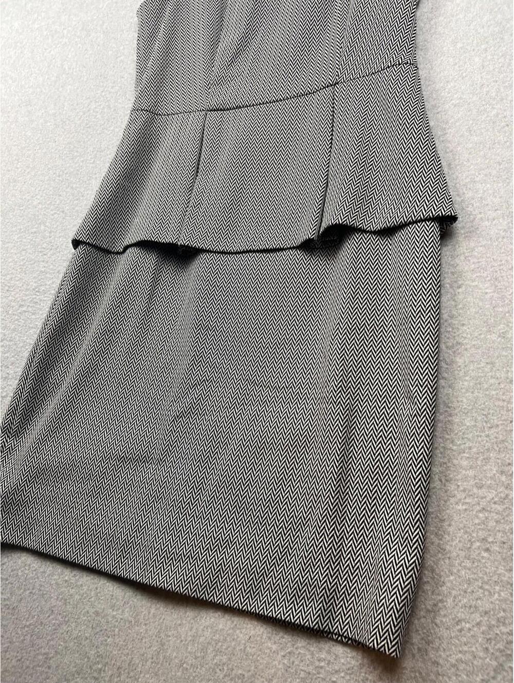 Calvin Klein Sheath Houndstooth Dress Womens 10 Business Career Office - Picture 3 of 10